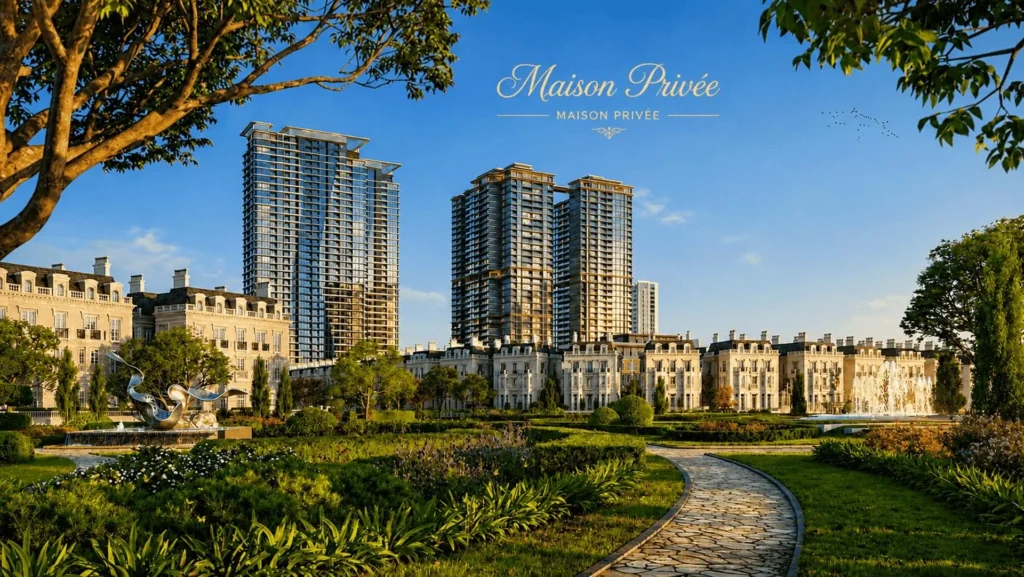 Phối cảnh tổng thể dự án Maison Privée Ciputra Tây Hồ