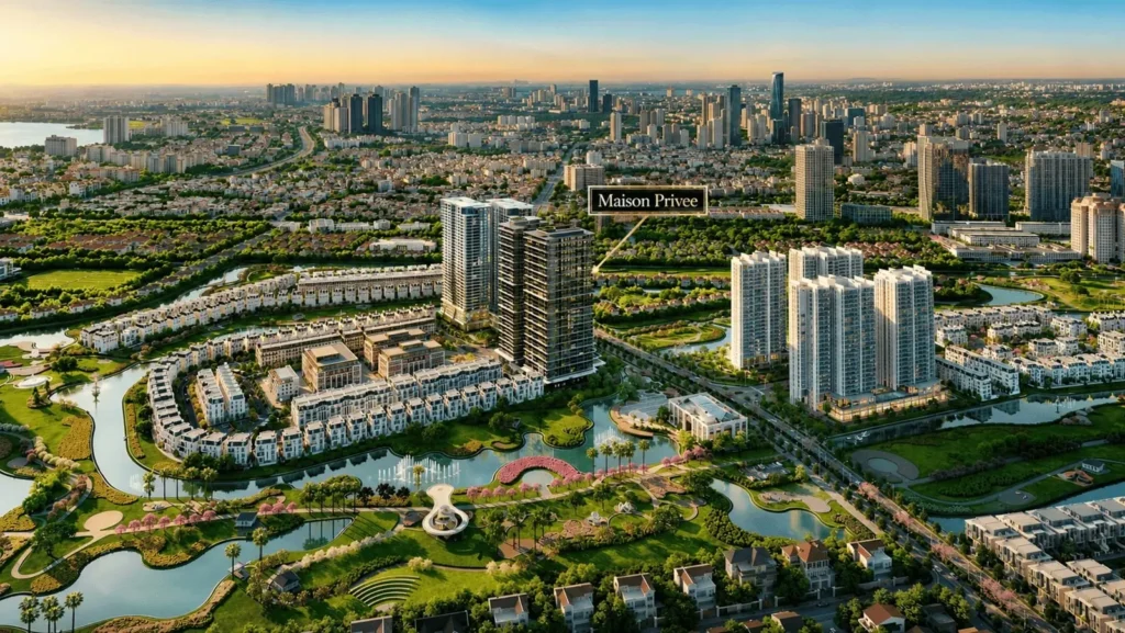 Toàn cảnh khu đô thị Ciputra nhìn từ trên cao